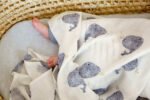 Heavenly soft Swaddle L Little Water Whale - Image 9
