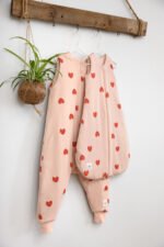 LASSIG Vreća za spavanje bez nogavica Interlock Heart peach - Image 4