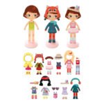 Vilac- Kutija sa magnetima, obuci Cloe