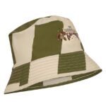 Sesir tamno zeleni/ krem