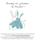 Pokrivač za bebu i doudou zeka, 70*100 - Image 4