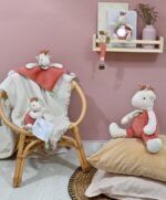 Plišana žirafa mazilica 15 cm - Image 3