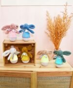 Plišana igračka- lampa u obliku zeca, pink - Image 4