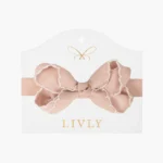 LIVLY Ukras za kosu Trakica sa mašnom Madmoiselle/White