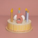 LITTLE DUTCH Drvena rođendanska torta Roza - Image 6