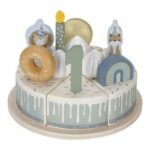 LITTLE DUTCH Drvena rođendanska torta Plava - Image 7
