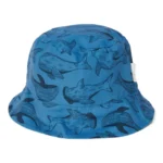 LITTLE DUTCH Reversible sun hat Honey Yellow / Sea Life - size 1 - Image 2