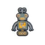 Textile Woven Sticker Stick on Robots - Image 3