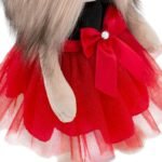 Odjeća za Srećnog psa- Lucky Dog- crveno crna haljina - Image 2