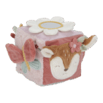 LITTLE DUTCH Aktivna plišana kocka Fairy Garden