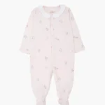 LIVLY Kittens Ruffled Footie - Pink