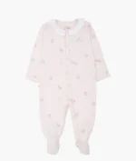 LIVLY Kittens Ruffled Footie - Pink