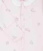 LIVLY Kittens Ruffled Footie - Pink - Image 3