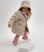 LIVLY Pile Coat - Light Beige - Image 4