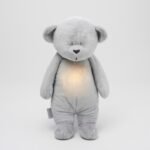 MOONIE Zvučni meda sa lampom, sivi