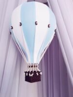 Dekorativni balon veličina L-svijetlo plavi/bijeli - Image 2