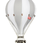 Dekorativni balo veličina S-bijelo/sivi