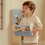 LITTLE DUTCH Drvena kutija za alat - Plava - Osnovni pribor - Image 3