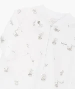 LIVLY Celebration Parade Bodiji sa rajsferšlusom – Bijela / 1-3 mjeseca - Image 2