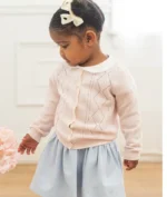 LIVLY Pointelle Kardigan – Roze - Image 3