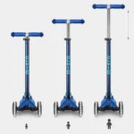 Maxi Micro Deluxe Foldable LED Navy trotinet - Image 2