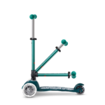 Mini Micro Deluxe Foldable ECO LED Green trotinet - Image 4