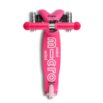 Mini Micro Deluxe Foldable LED Pink trotinet - Image 2