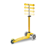 Mini Micro Deluxe Yellow LED trotinet - Image 2