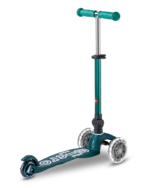 Mini Micro Deluxe Foldable ECO LED Green trotinet - Image 7