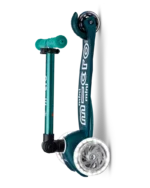 Mini Micro Deluxe Foldable ECO LED Green trotinet - Image 5