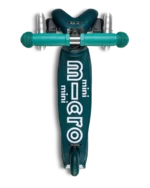 Mini Micro Deluxe Foldable ECO LED Green trotinet - Image 2