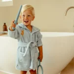 Dječiji set za pecanje u kadi – Blue Bath Fishing Game - Image 2