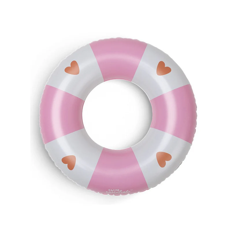 Swim_20Ring_20-_20Pink_20-_20Cozy_20Hearts_201_20_281_29 SWIM ESSENTIALS ŠLAUF 55cm - Image 1
