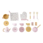 LITTLE DUTCH Drvena kuhinja-roze - Image 3