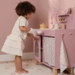 LITTLE DUTCH Drvena kuhinja-roze - Image 4
