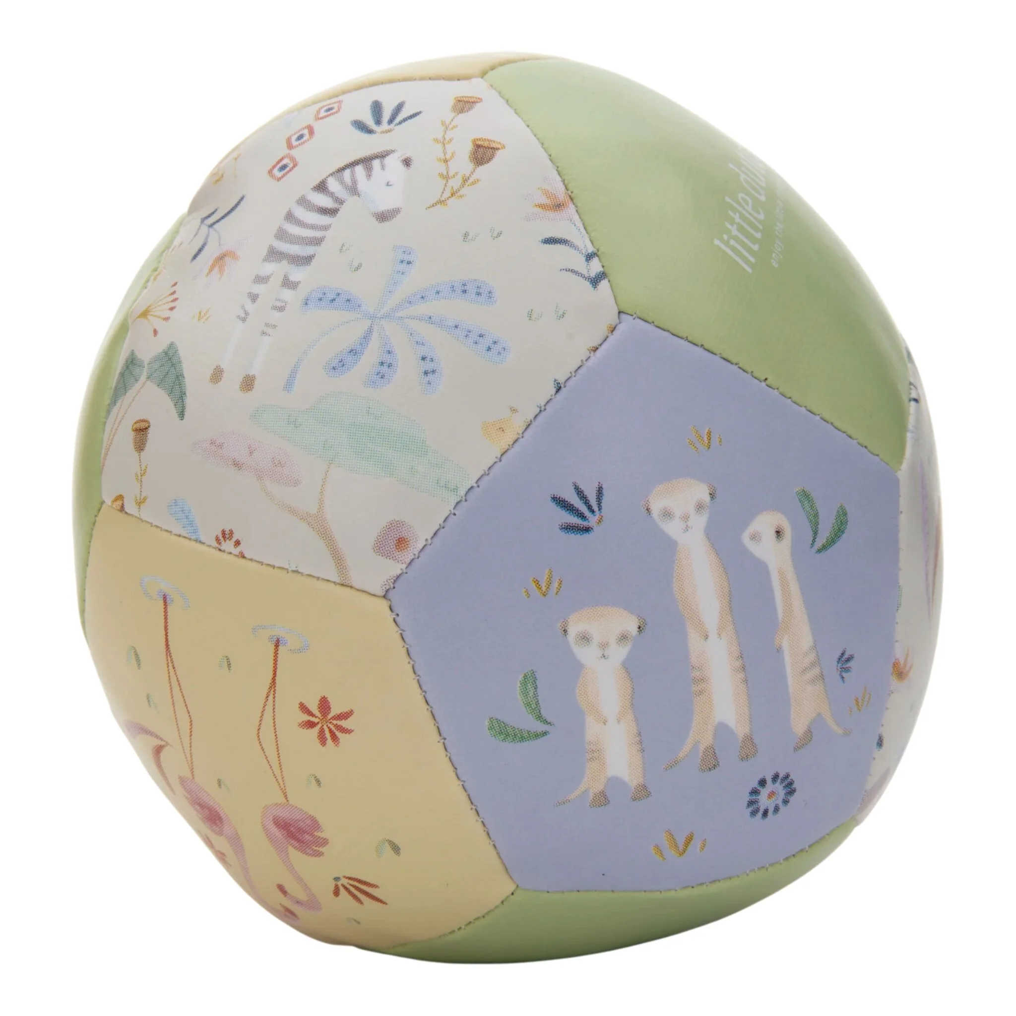 0034156_ball-green-2017505-product-2-shopify-square LITTLE DUTCH Mekana loptica 12,5cm-safari - Image 1